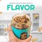 4 Piece Set of Airtight Kitchen Canisters | BPA-Free and Food Grade Safe Canister Set | See Through Glass Countertop